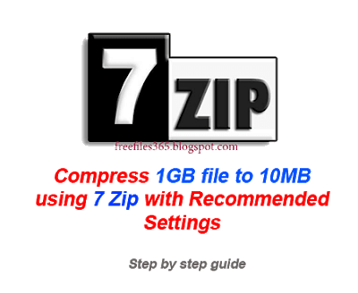 7-Zip Best Compression Settings for Highly Compression