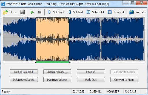 Free MP3 Cutter and Editor