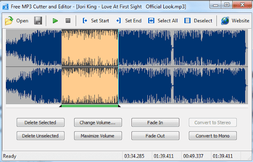 free mp3 cutter and editor