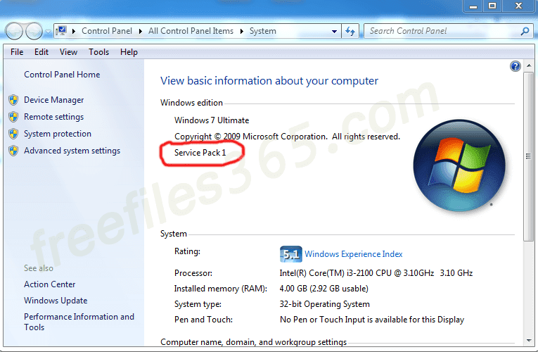 free download windows 7 service pack 1 full