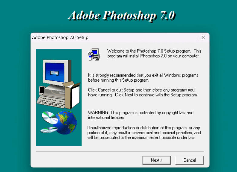 Adobe photoshop 7.0 download for PC zip file- The installation guide